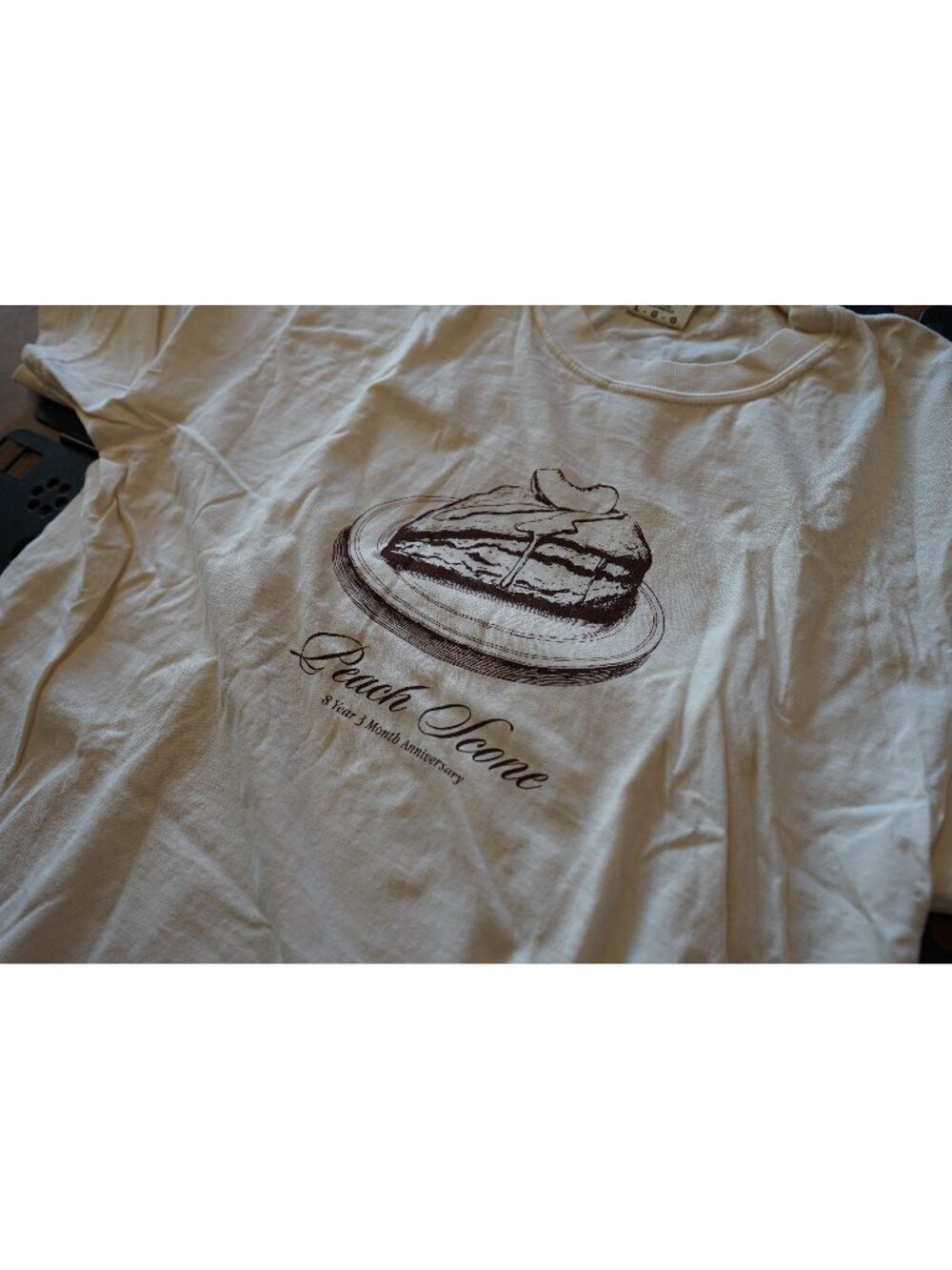 Hobo Johnson Peach Scone 8 Year 3 Month Anniversary Tour Tee Comfort Colors Larg